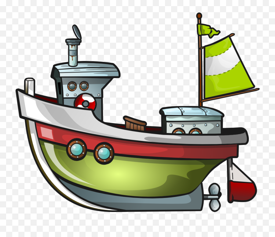 Boat Free To Use Clip Art - Transparent Background Fishing Boat Clipart Emoji,Boat Emoji Png