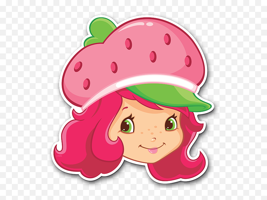 93 Ideas Cumple Alli - Strawberry Shortcake Cartoon Head Emoji,Mesa De Bolo Emoji Decorada Com Flores