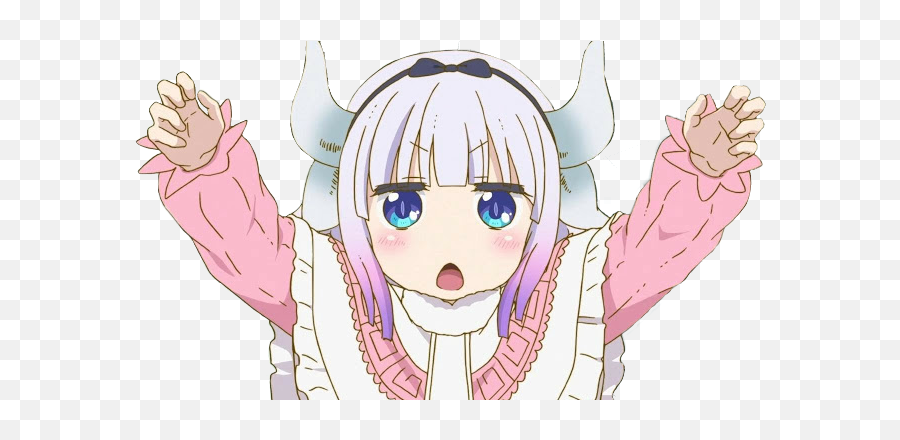 Anime Kawaii Rawr Sticker By Welperitos - Kanna Kamui Cute Emoji,Amazing Anime Emojis Anime Kawaii Rawr Sticker By Welperitos - Kanna Kamui Cute Emoji,Amazing Anime Emojis