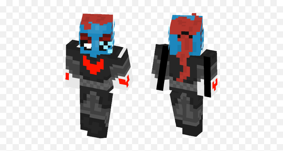 Download Undyne The Undying Undertale Minecraft Skin For - Christmas Elf Minecraft Skin Emoji,Undertale Emoticons Undyne