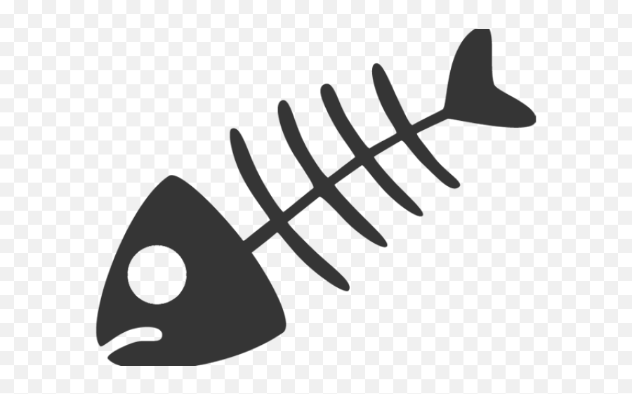 Fish Bone Clipart Transparent Png Image - Fish Bone Vector Png Emoji,Cat Fish Emoji