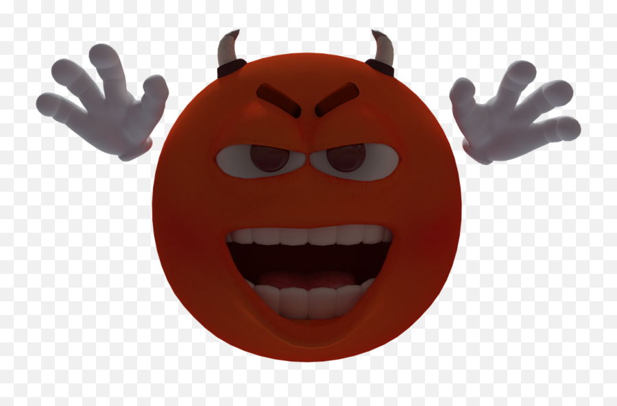 Smiley Devil Horns - Happy Emoji,Whats The Emoticon For Devil Horns