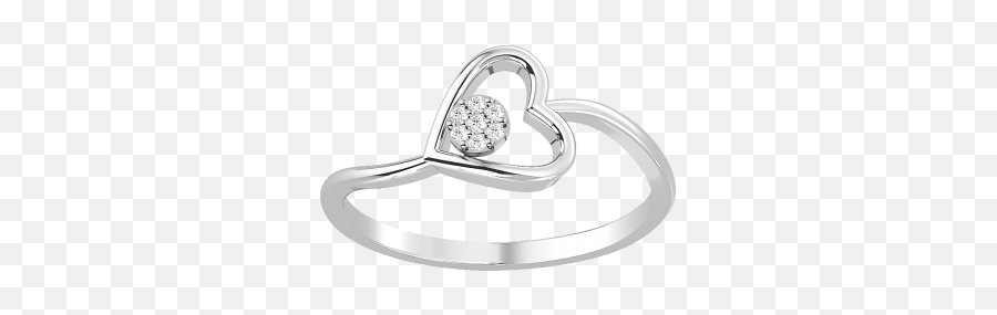 Latest Design Of Heart Ring Online With - Solid Emoji,Heart Emoticon Ring Silver