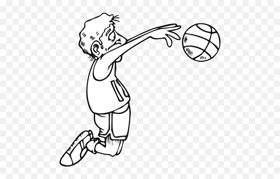 Sports Coloring Pages For Kids - Boy Throwing Ball Clipart Black And White Emoji,Emotion Ball Color Sheet