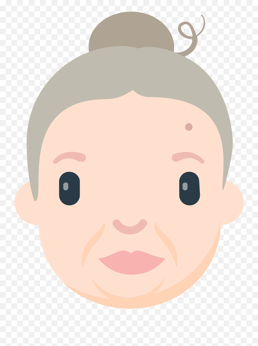 Old Woman Emoji Clipart Free Download Transparent Png - Emoji De Abuela,Looking Emoji