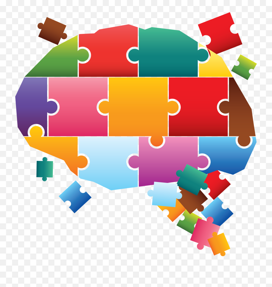 Adhd And Sleep Disorder - Brain Puzzle Clipart Png Brain Puzzle Png Emoji,Jigsaw Emoji