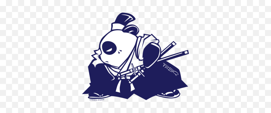 Samurai Panda Blue Menu0027sunisex T - Shirt Emoji,Cartoon Panda Emotions Chart
