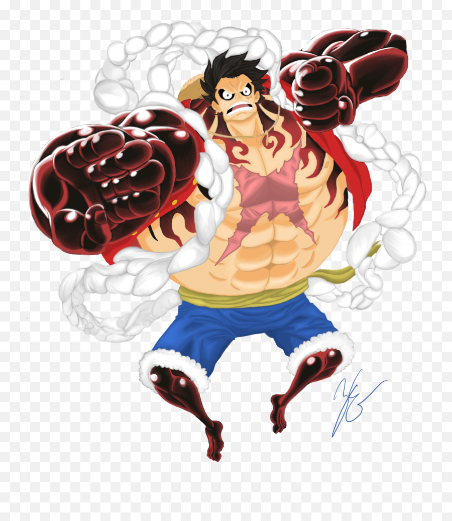 Oc Fourth Gear Luffy From One Piece Digital Fanart Emoji,Charmander Emotions Fanart