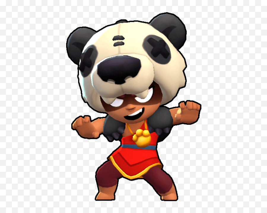 Nita Skin Panda Brawl Stars Png Emoji,Snapchat Emoji Cat Panda