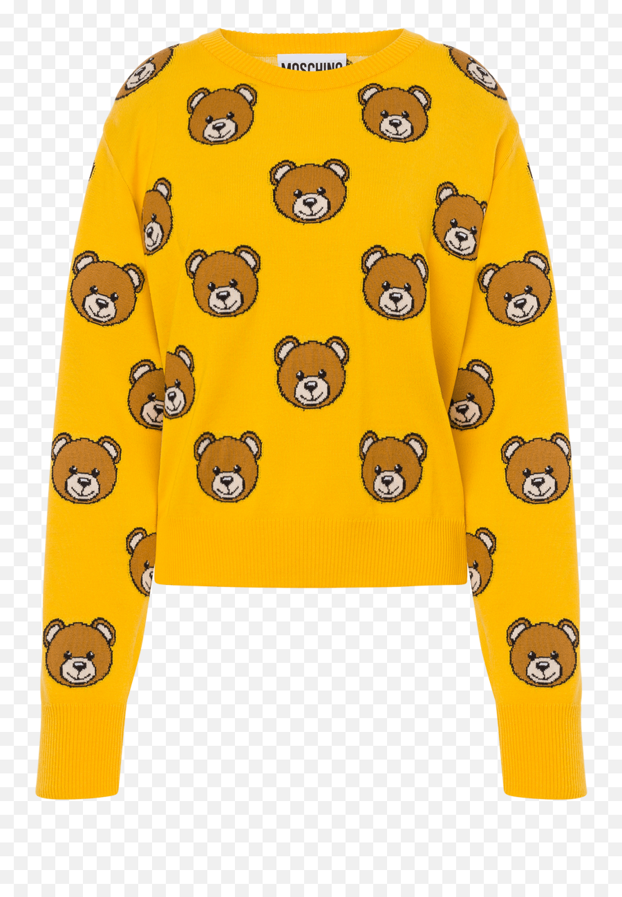 Allover Teddy Bear Sweater Emoji,Bear Emoticon English