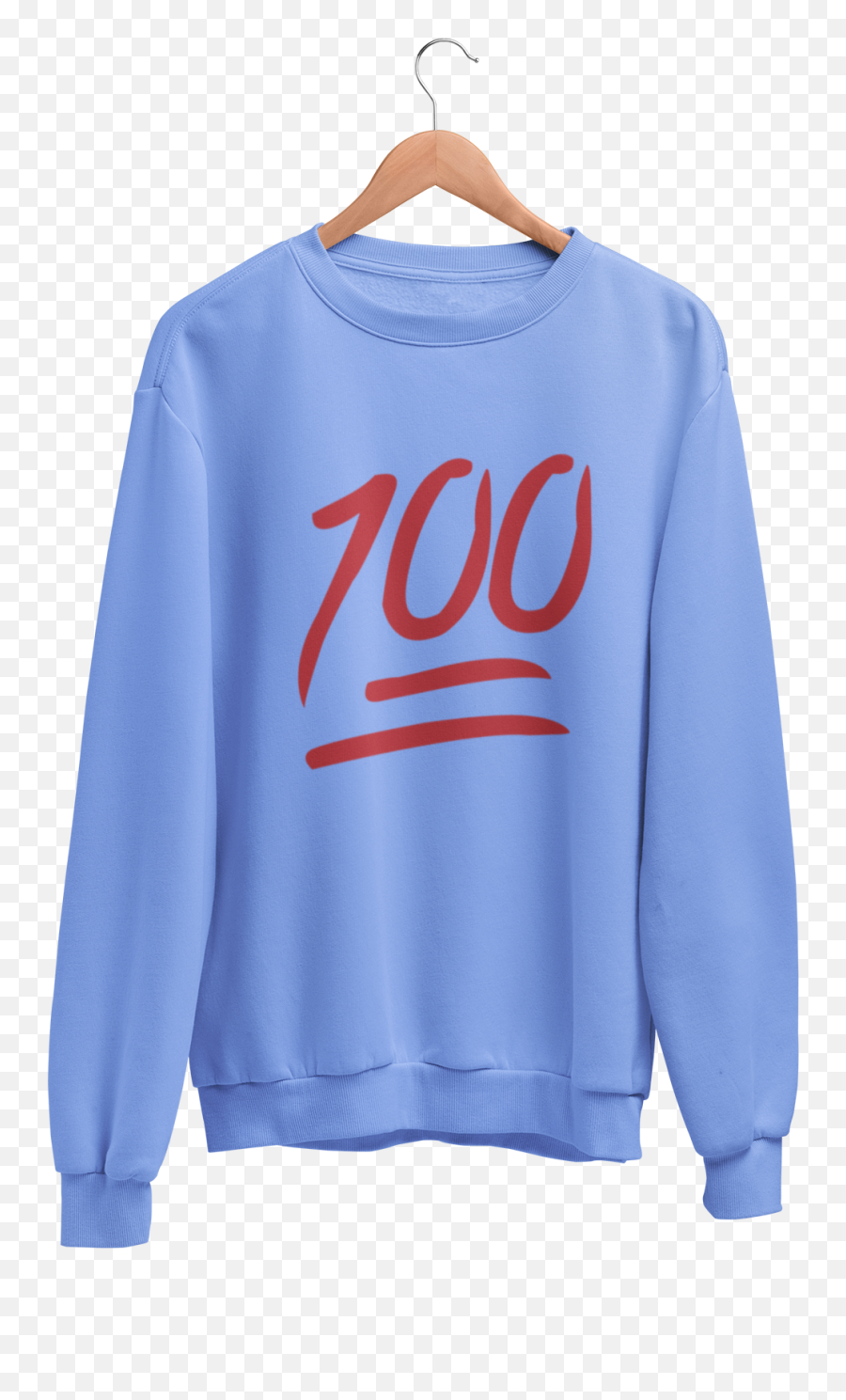 100 - Unisex Long Sleeve Sweatshirt My Site 1 Emoji,100 Emoji
