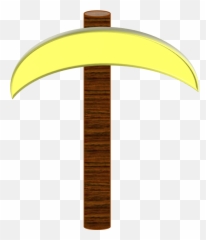 Download Gold Pickaxe - Gold Pickaxe Item Minecraft Png Emoji,Emoji Item
