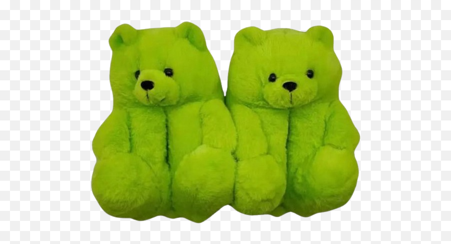Teddy Bear Slippers Emoji,Plush Emoji