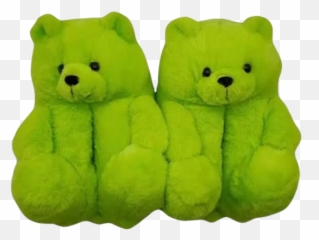 Teddy Bear Slippers Emoji,Plush Emoji