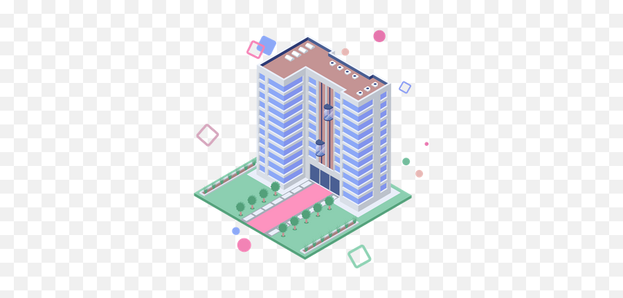 Premium Office Building 3d Illustration Download In Png Obj Emoji,Tall Building Emoji