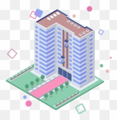 Premium Office Building 3d Illustration Download In Png Obj Emoji,Tall Building Emoji