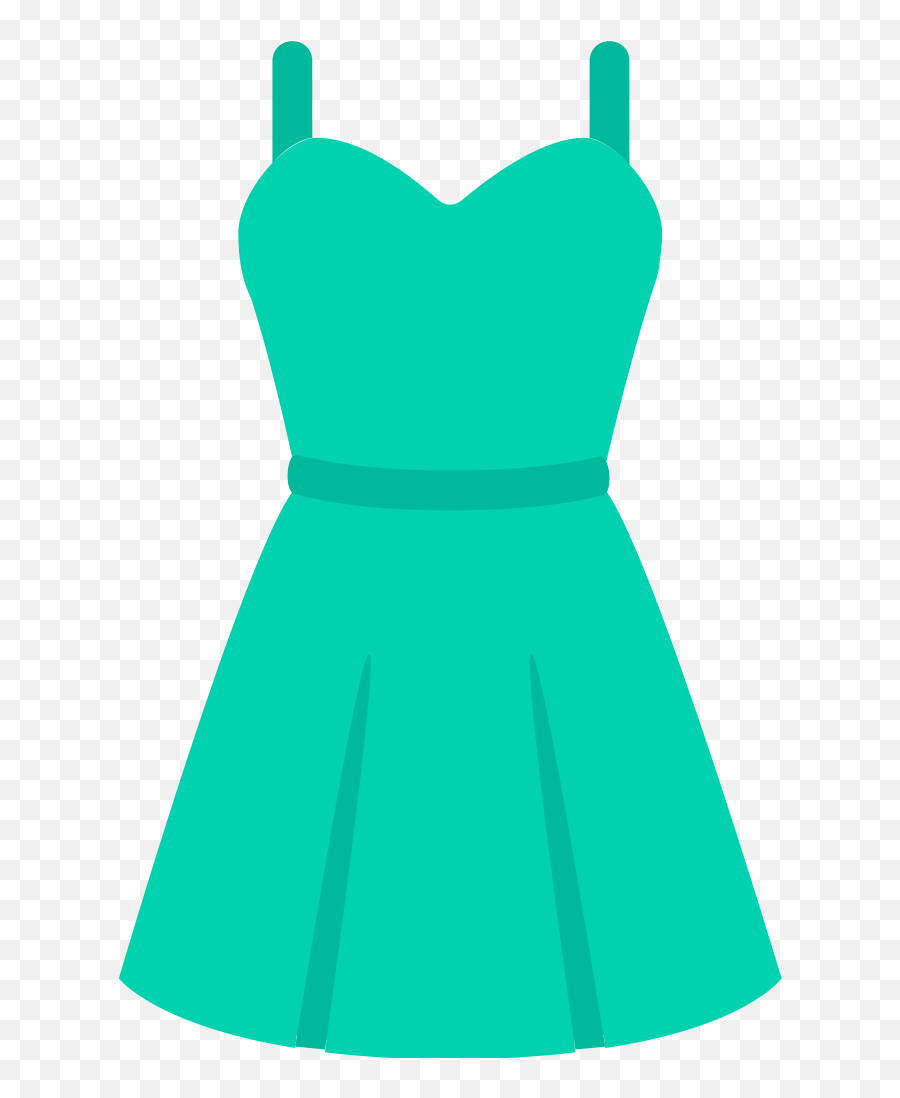 Download Hd File - Fxemoji U1f457 Svg Cocktail Dress,Wedding Dress Emoji