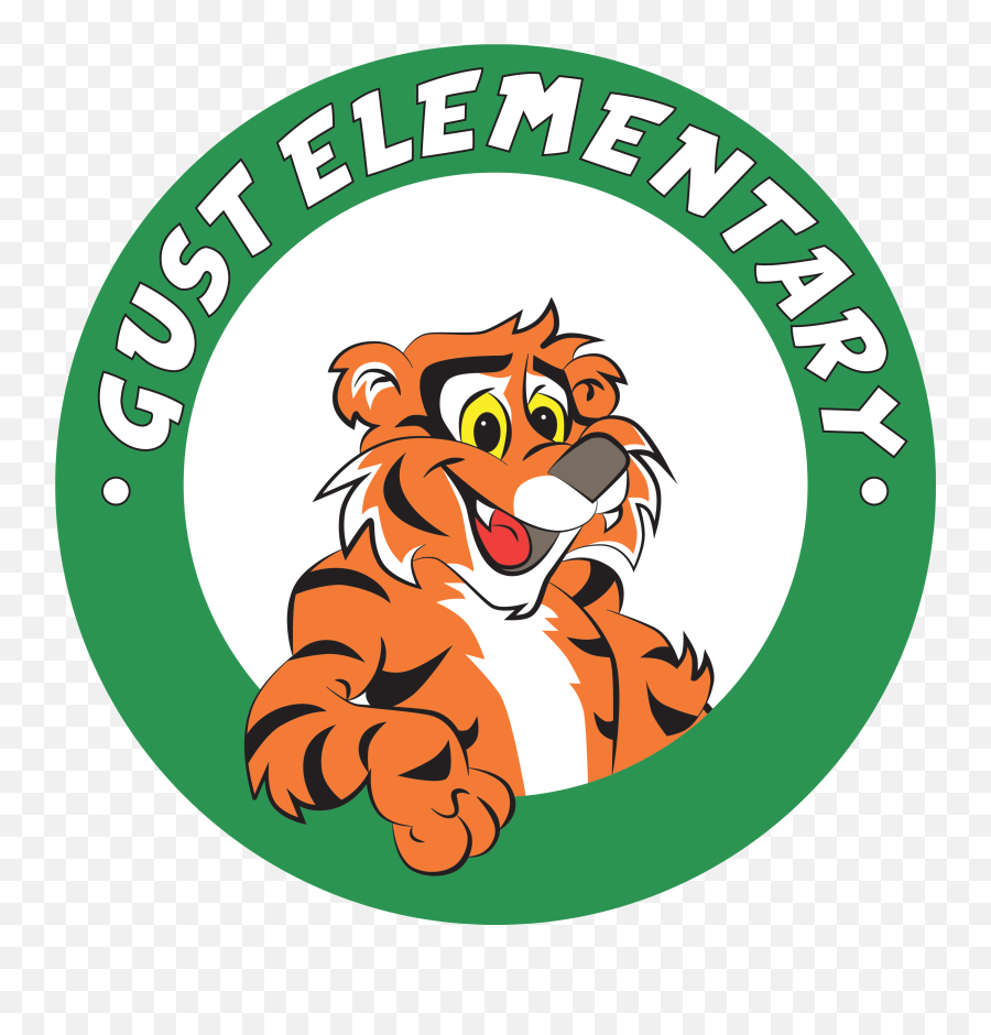 Gust Elementary Tiger Clipart - Gust Elementary School Emoji,Clemson Tiger Emoji
