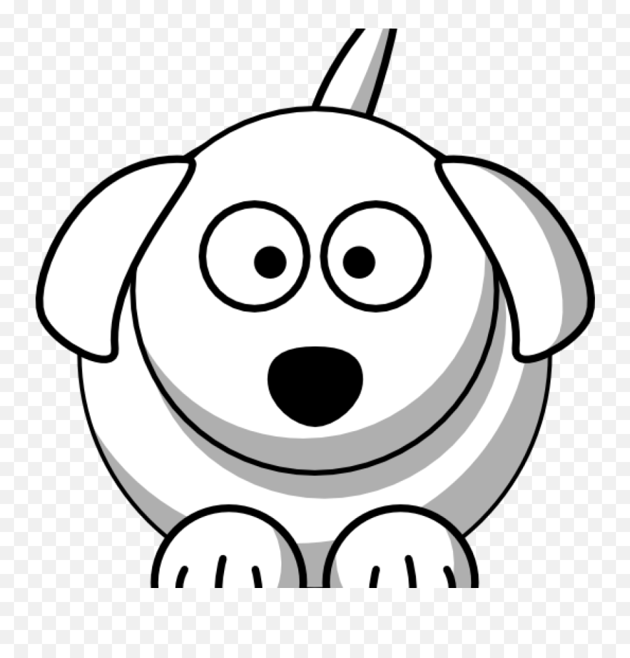 Cute Animal Png - Clip Black And White Corgi Clipart Face Simple Shape Dog Clipart Black And White Emoji,Clipart Faces Emotions Black And White