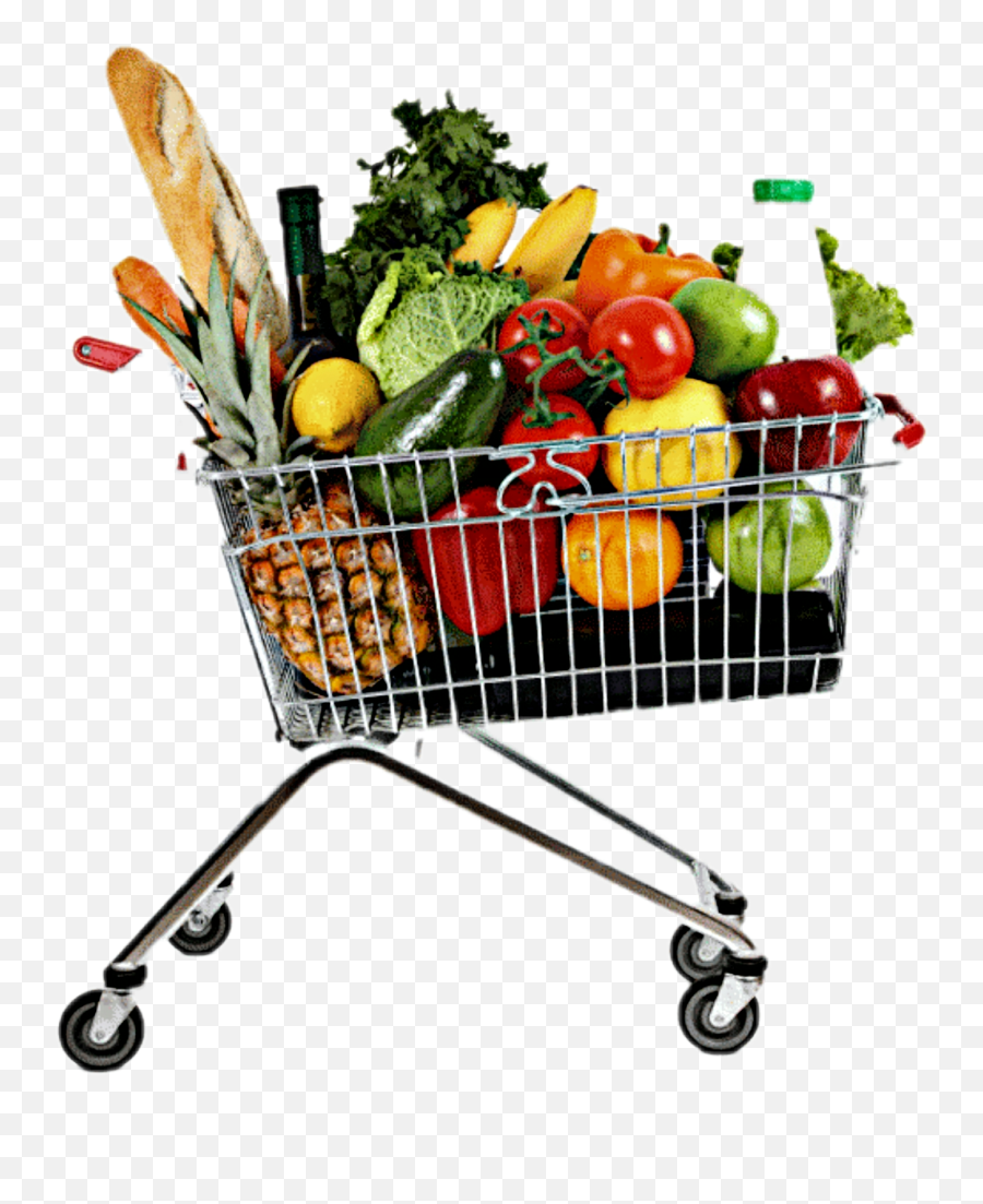 Grocery Grocery Food Shopping Cart - Trolley Full Of Groceries Emoji,Grocery Cart Emoji