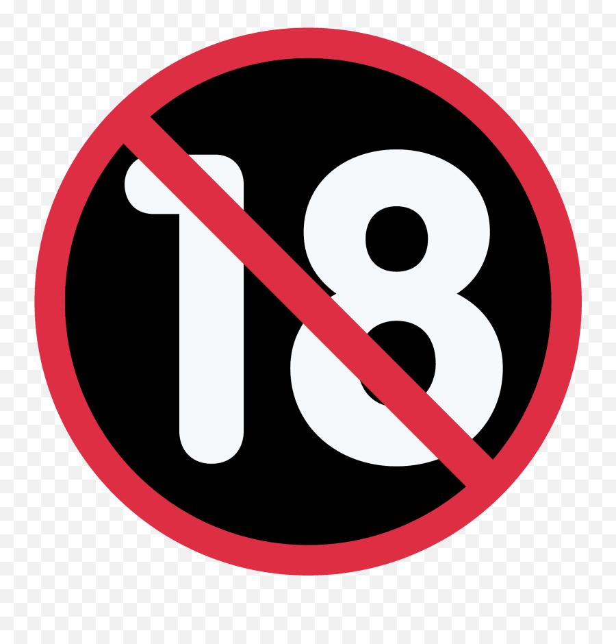 No One Under Eighteen Emoji Clipart - Emoji 18 Png,12.1 Emojis