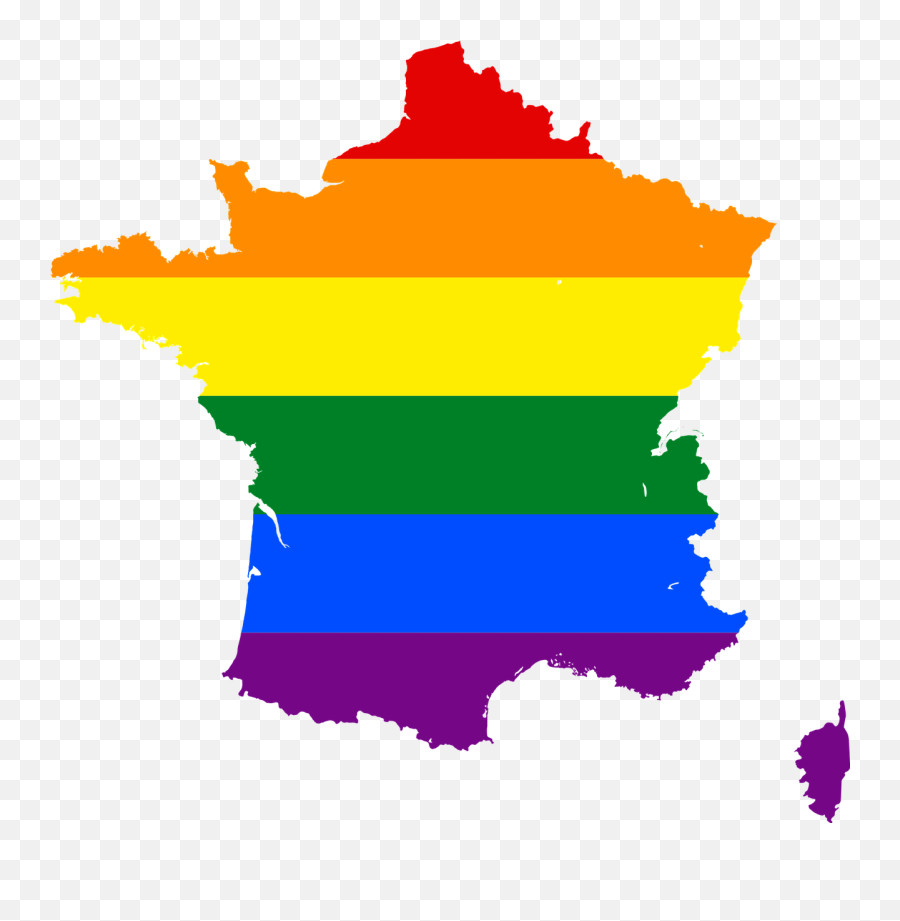 Lgbtq France Emoji Emotes Wiki Fandom - France Flag Map,Country Emojis Meme