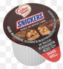Coffee Creamer Singles Snickers - Snickers Coffee Mate Emoji,List Of Emotions On Snickers