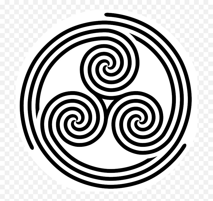 Celtic Triskelion Meaning - Triple Triple Spiral Emoji,Triskel Symbol Emoji