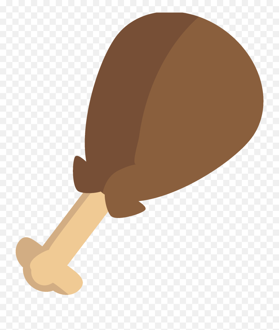 Poultry Leg Emoji Clipart - Clip Art,Drumstick Emoji