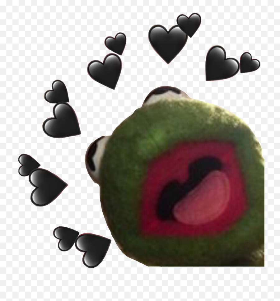 Sticker - Kermit With Hearts Png Emoji,Kermit Emojis Hearts