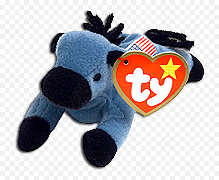 Democratic Donkey Png - Ty Emoji,Mcdonalds Toys Emojis