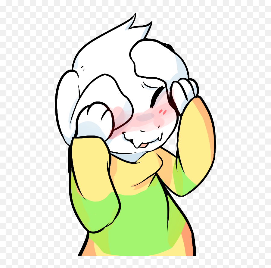 Sorry Hear You Over The Sound - Cub Asriel Emoji,Im Sorry Emoji