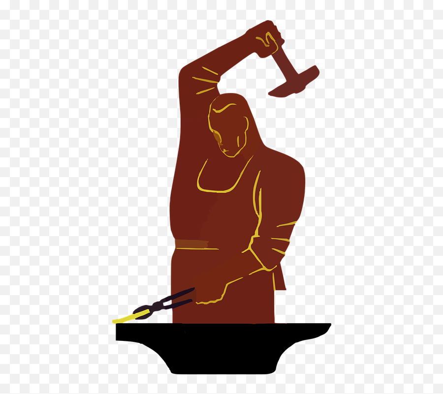 Blacksmith Clipart Transparent - Works Progress Administration Posters Emoji,Blacksmith Emoji Png