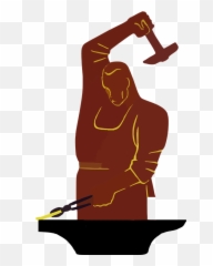 Blacksmith Clipart Transparent - Works Progress Administration Posters Emoji,Blacksmith Emoji Png
