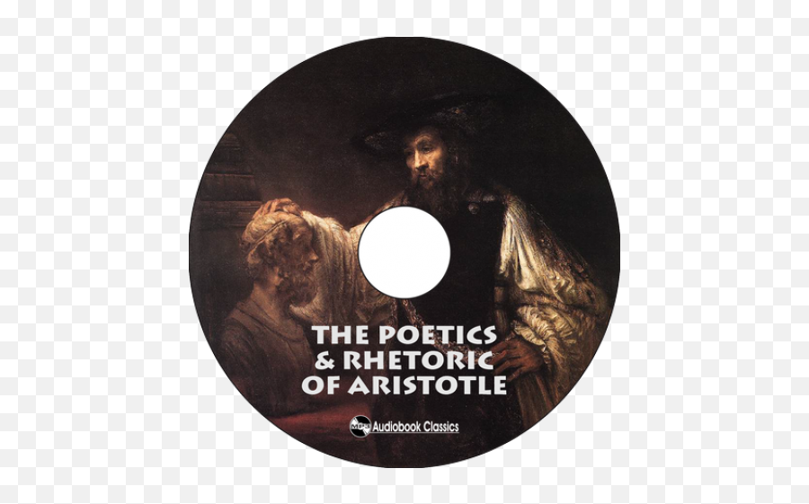 The Poetics U0026 Rhetoric Of Aristotle Mp3cd Audiobook Dvd Case - Aristotle With A Bust Of Homer Emoji,Aristotle On Emotion