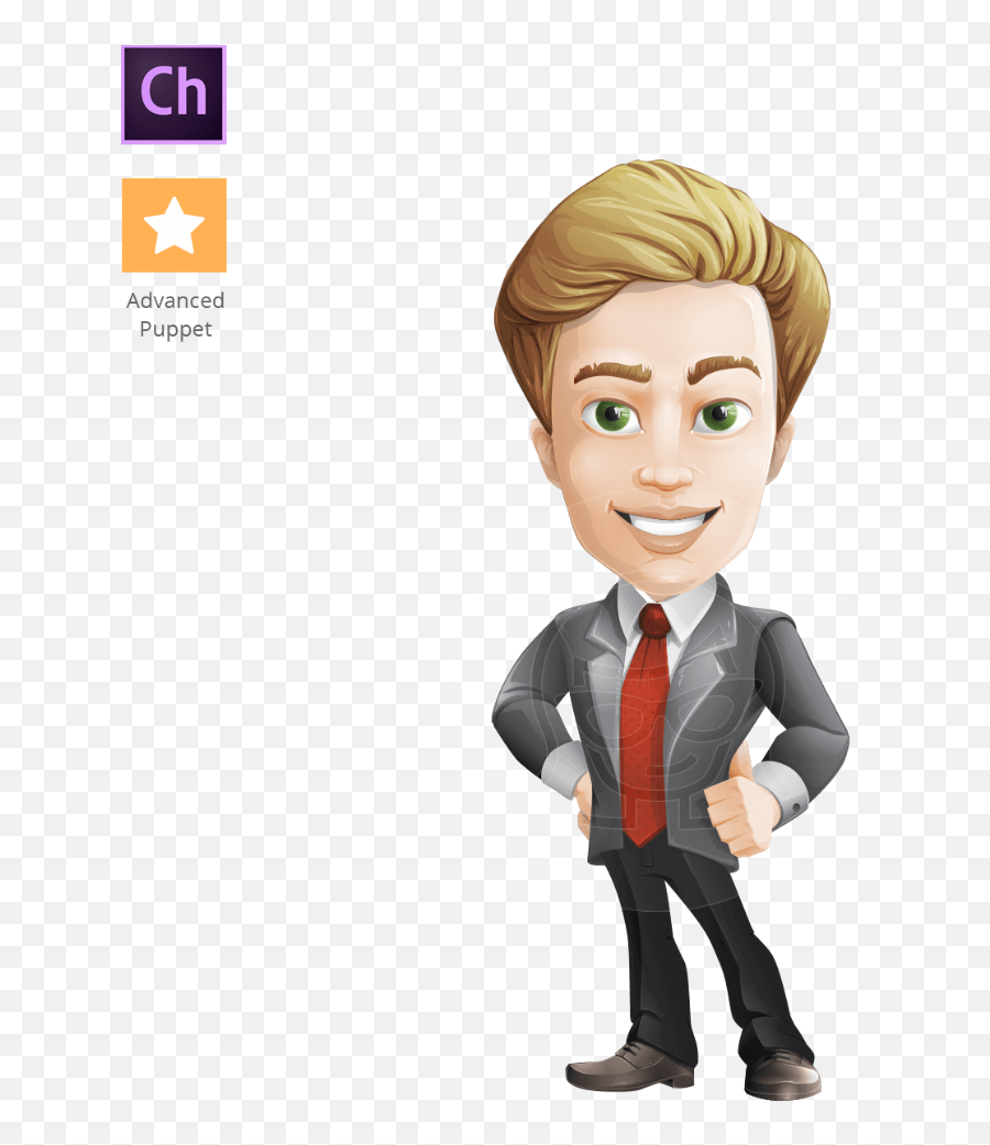 Blond Businessman Adobe Character Animator Puppet In 2021 Emoji,Man Cartoon With Emotions