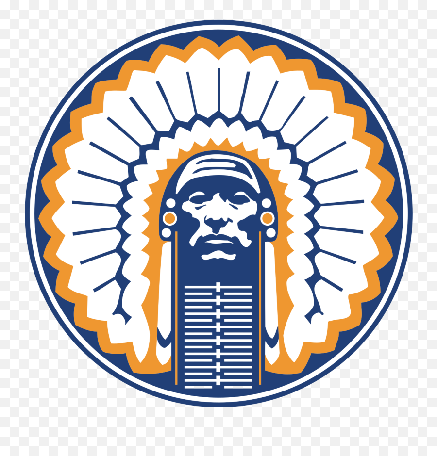 Chief Illiniwek - Chief Illiniwek Logo Png Emoji,Illinois Emoji