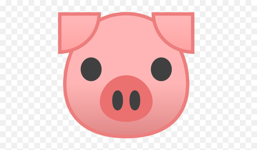 Pig Face Emoji - Pig Face Png,Piggy Emoticons
