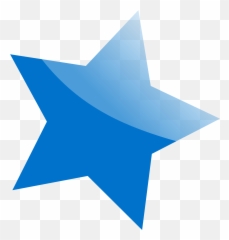 Blue Star Png 5 - Transparent Background Blue Star Png Emoji,Blue Star Emoji