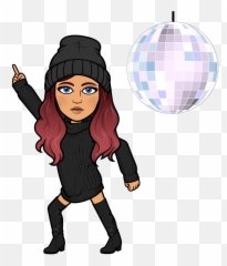 Bitmoji On Twitter Howu0027s Your First Friday Of 2019 U2026 - Bitmoji No Background Emoji,Black Hair Emoji
