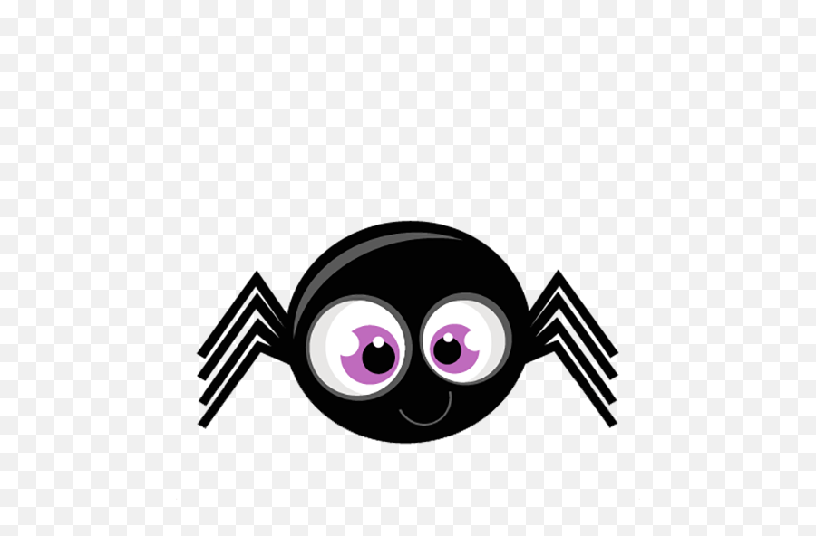 Cute Spider Transparent Hq Png Image - Cute Cartoon Spider Png Emoji,Spider Emoticon