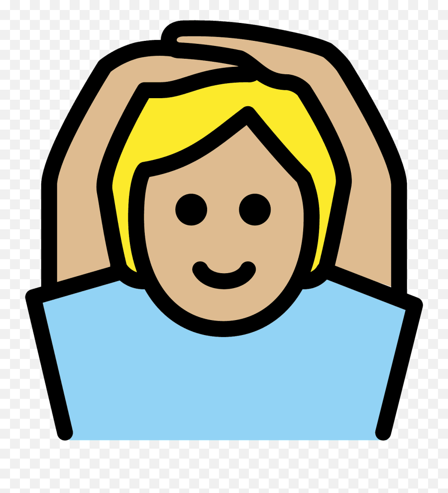 Person Gesturing Ok Emoji Clipart Free Download Transparent - Hände Auf Kopf Clipart,Shrug Smile Emoji