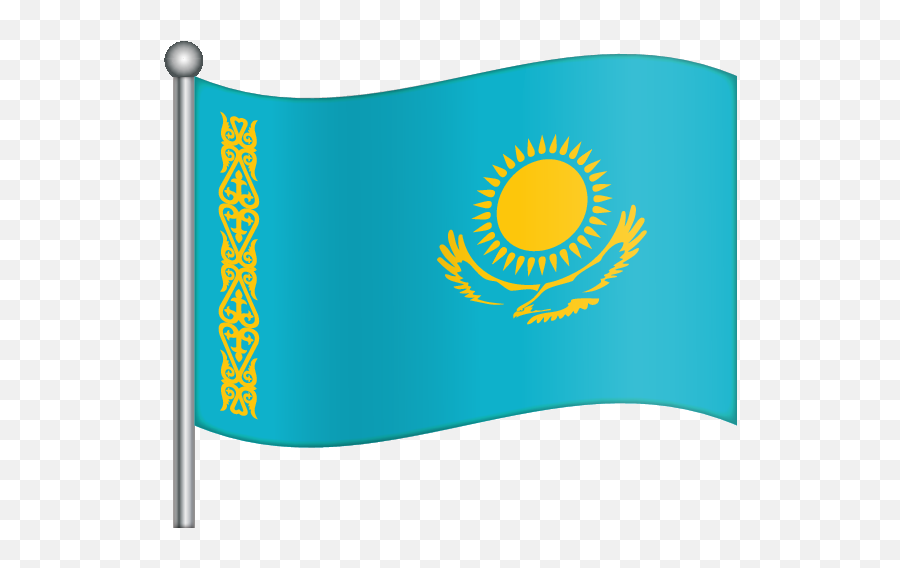 Flag Kazakhstan Emoji - About Flag Collections Nomadic Flag,72 Emoji