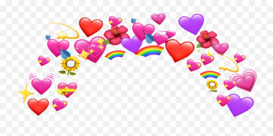 Emoji Emojis Purple Hearts Sticker By Proomo - Heart Meme Png,How To Respond To 3 Stars Emojis