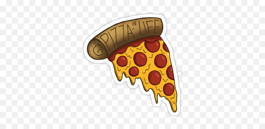 Pizza Is Life Sticker - Pizza Emoji,Leeble Emoticon