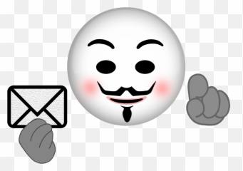 Download Emojis Drawing Savage - Anonymous Emoji Png,Feather Emoji