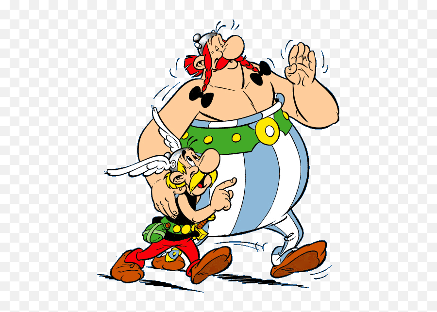 French Movies - Obelix And Asterix Emoji,Movie About Emotions Cartoon