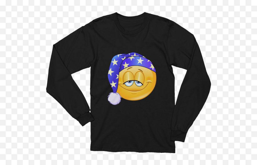Unisex Good Night Emoji Long Sleeve T - Shirt 2021 Deep State T Shirt,Good Emoji