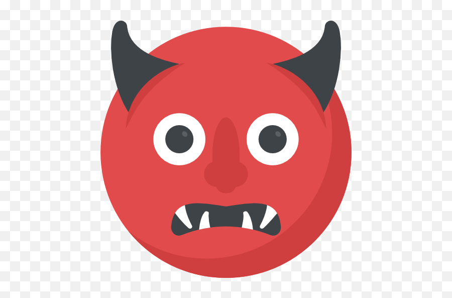 Devil Emoticon Images - Smileys Of Angry Face Emoji,Scared Devil Emoji
