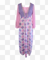Pink And Purple Gingham - Drop Waist Emoji,Crochet Written Pattern C2c Emoji Shawl